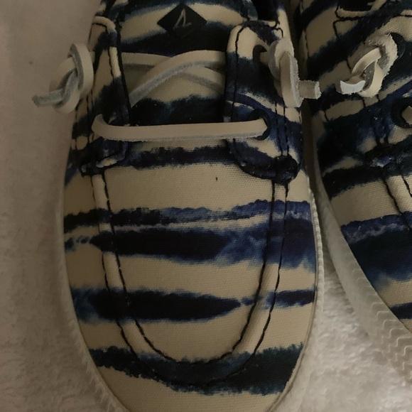 Nib Sperry Lounge Away 2 Tie Dye Navy - Picture 4 of 5